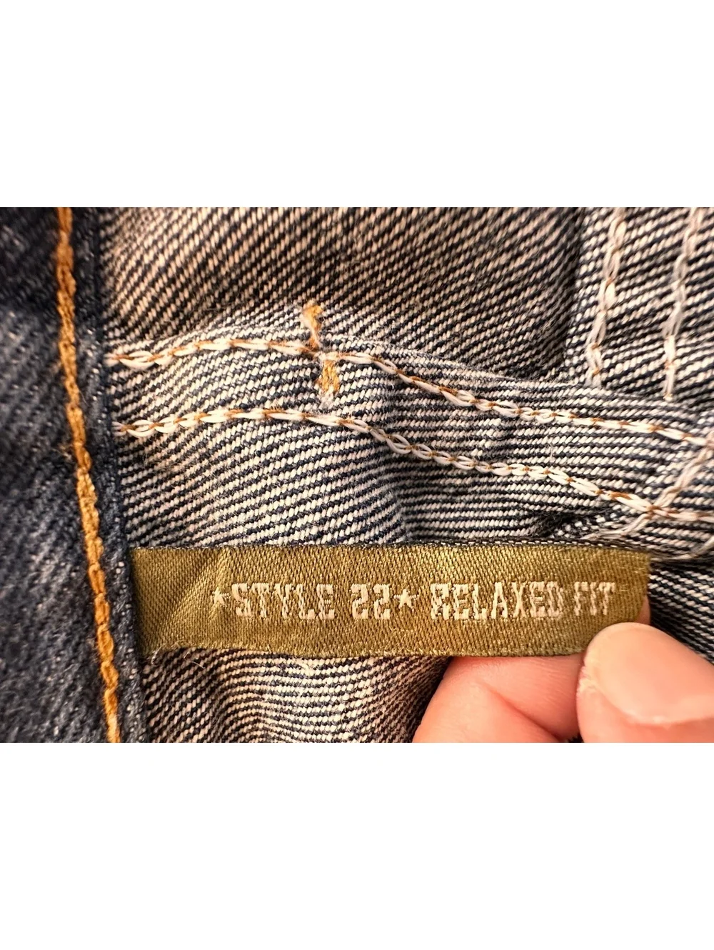 Twenty X Twenty Jeans Men’s 34x32 Dark Wash Straight Leg Vintage Denim